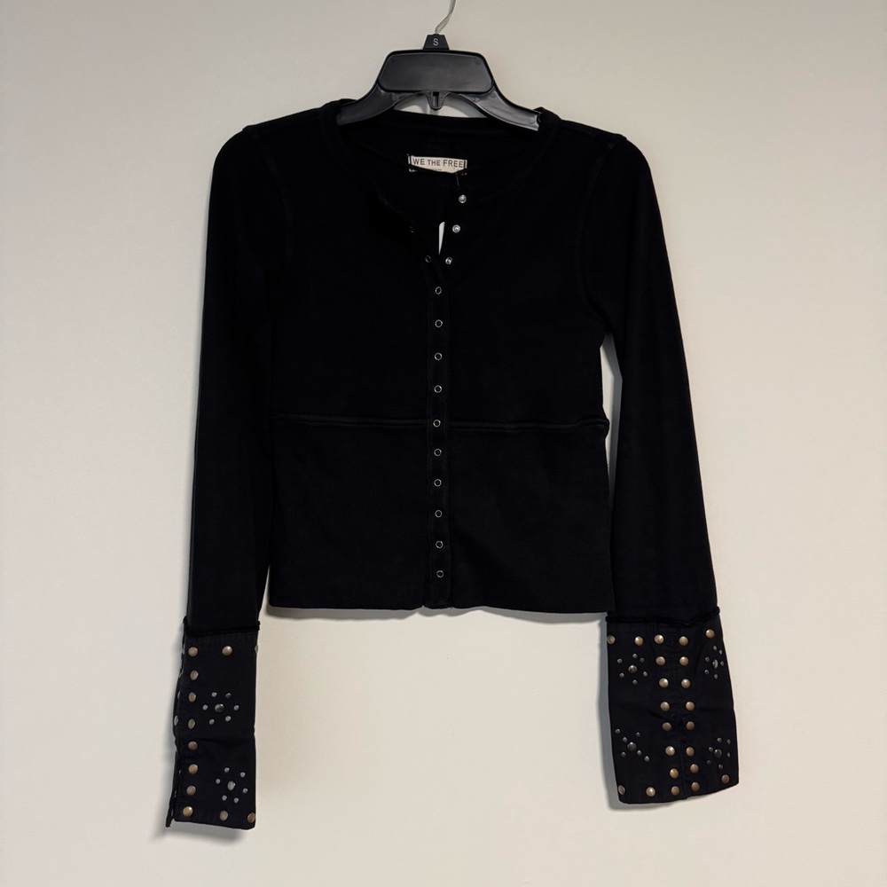 We The Free Night Belle Cuff Black Top